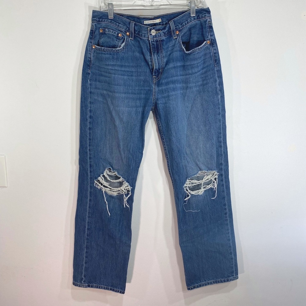 Levi's Blue Straight Leg Women's Jeans